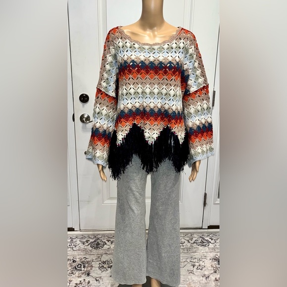 Freepeople Poncho Style Sweater - Picture 1 of 5
